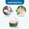 SunGrow Catappa Leaf Filter Bags, 10 Mesh Bags for Carbon