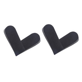 IWOWHERO 2 Pairs Thick Eva Invisible Height Increase Insoles for Unisex Non Slip Heightening Shoe Inserts for Men and Women Comfortable and Suitable for Shoe Black