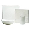 Red Vanilla OR200-904 4 Piece Orbit Place Setting, White