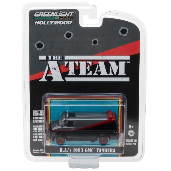Greenlight A-TEAM Model DieCast Van GMC VANDURA 1983 of B.A.