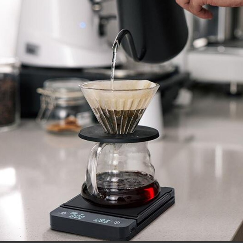 Digital Coffee Scale with Timer Waterproof Touch Screen Rechargeable 3kg/0.1g