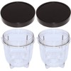 Blendin Replacement Short Cup with Stay Fresh Jar Lid, Compatible