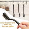 12 Pcs Wire Brush Set Plastic Handles Stainless Wire Brush