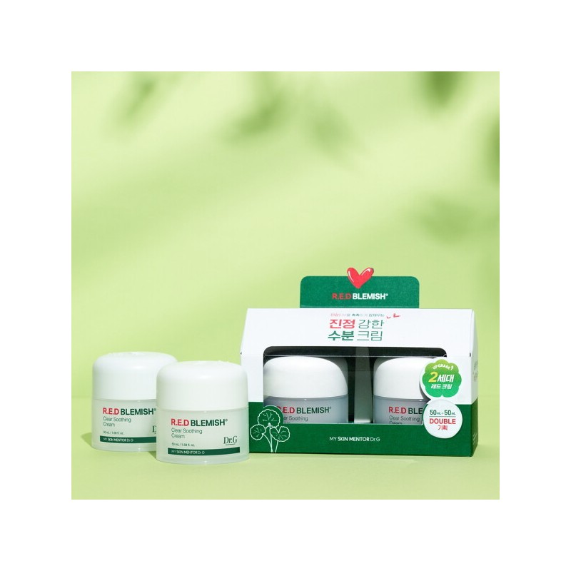 닥터지 레드 블레미쉬 클리어 수딩 크림 50ml 듀오 기프트 세트