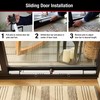 Master Lock White Compact Door Stopper Folding Security Bar, Adjustable