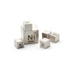 Nickel Metal 25.4mm 1 Inch Density Cube 99.95% for Element Collection USA SHIP