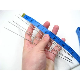 3pc 7" Metal Extra Large Long Needle Upholstery Leather Hard Work Needle