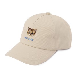 Paul & Joe 69439 ACCESSOIRES Cap with Cat Embroidered Brand Logo, beige