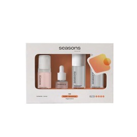 Seasons Love Your Skin - Kit Antiedad PDRN  Exosomas 4 Piezas  Rutina Facial Regenerativa Reafirmante Espuma Limpiadora, Suero, Gel e Hidratante...   