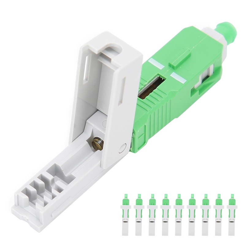 10Pcs Fiber Optic Quick Connector Embedded SC/for APC Fast Cold