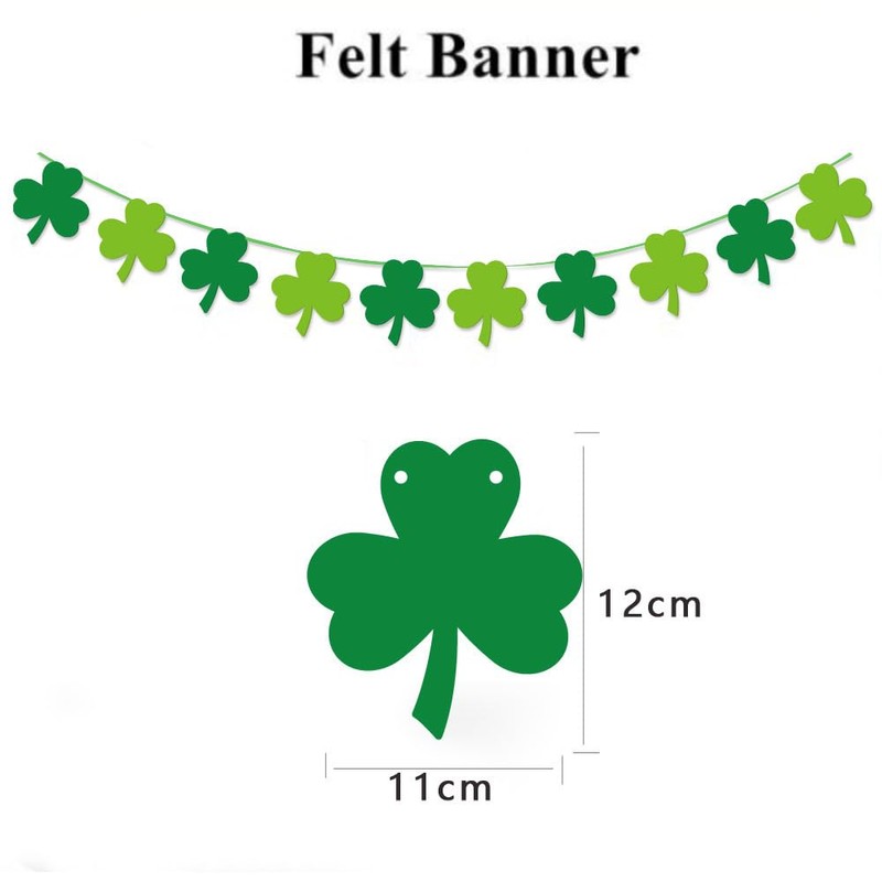 St Patricks Day Decoration Hanging Swirls, St Patricks Day Lucky