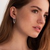 HZYKDWD Chain Earrings for Women - 925 Sterling Silver Four
