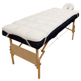 Body Linen Body Linen Abundance Deluxe Quilted Fleece Massage Table Pad Set. Includes Face Cradle Cover & Table Pad. Microfiber Fleece is Lint Free, Super Soft & Cushy.