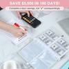 100 Envelopes Money Saving Challenge Binder,2024 New Budget Binder with