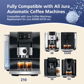 64308 Cleaning Tablet for Jura, 24 Tablets Coffee Machine Cleaning Tablet