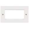 AV:Link | Double Gang Wall Plate Frame for 4 Modules