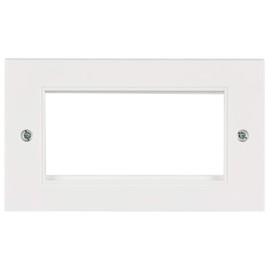 AV:Link | Double Gang Wall Plate Frame for 4 Modules