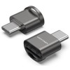 VENTION Gray USB Type C Micro SD Card Reader Small