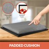 Large Wooden Soft Padded Cushioned Bean Bag Lap Dinner Laptop