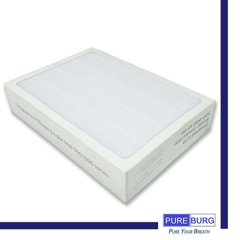 GreenR3 3-Pack Replacement Filter for Blueair 500/600 Series SmokeStop Filter,