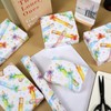 Fabllewavi 1 Roll Rainbow Pencil Bow Wrapping Paper Mini Roll