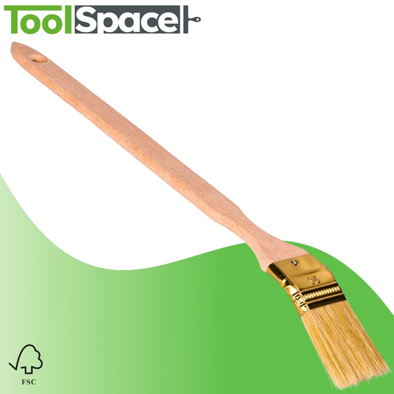 ToolSpace Curved Calorie Binding Brush, Radiator Brush, Width 36 mm,