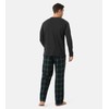LAPASA Men's Pajama Set 100% Cotton Flannel Top Long Sleeve