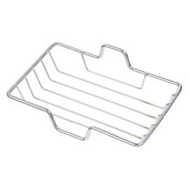 ABOOFAN 2pcs Stainless Steel Shower Soap Dish Holder Wall Mounted Drain Soap Dish for Bathroom Kitchen with Smooth Edges and Resistant Surface for Home Use