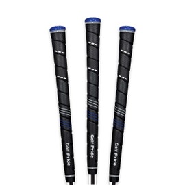 Golf Pride CP2 Wrap Golf Club Grip - Classic Wrap Grip with High-Tack Soft Rubber for Comfort & Control - Less Tension & More Power with Plus4 Technology - Midsize - 3 Pack