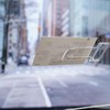 Windscreen Parking Permit Holder, Pack of 3, Transparent Stick-On Holder,