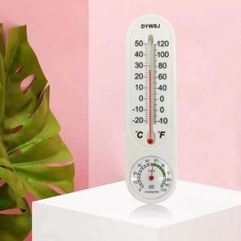 Wall-Mounted Analog Thermometer 5ea