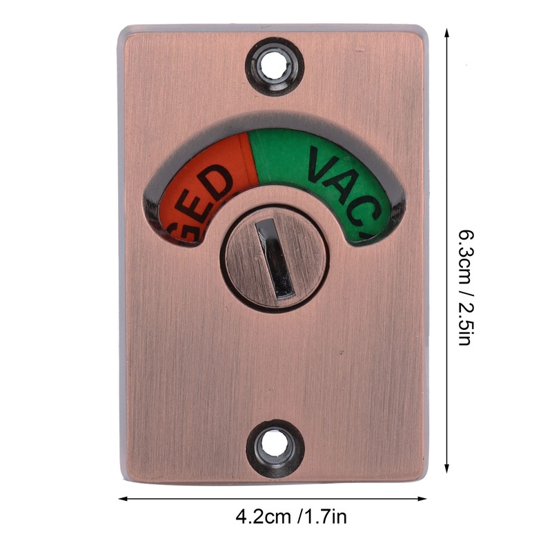 Partition Door Lock with Handle Public Toilet Restroom Bolt Lock