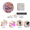 MISUD Medium Length Fake Nails, Pink Glossy Glue on Nails,
