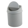 Cadineer Desktop Bin, Mini Trash Can With Swing Top Lid,