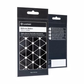 Luxshield Reflector Sticker Set - Triangles Small - for Bicycle, Scooter, Pushchair - Reflectors Bicycle - Reflectors Children