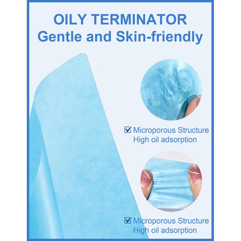 Okerker 300PCS Oil Blotting Papers for Face - Controls Shine,