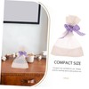KOMBIUDA 10pcs Empty Lavender Sachet Bags Cotton Mesh Pouches for