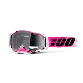 100% ARMEGA Premium Protective Sport Goggles with Ultra HD Lens & Nose Guard (Harmony - Clear Lens)