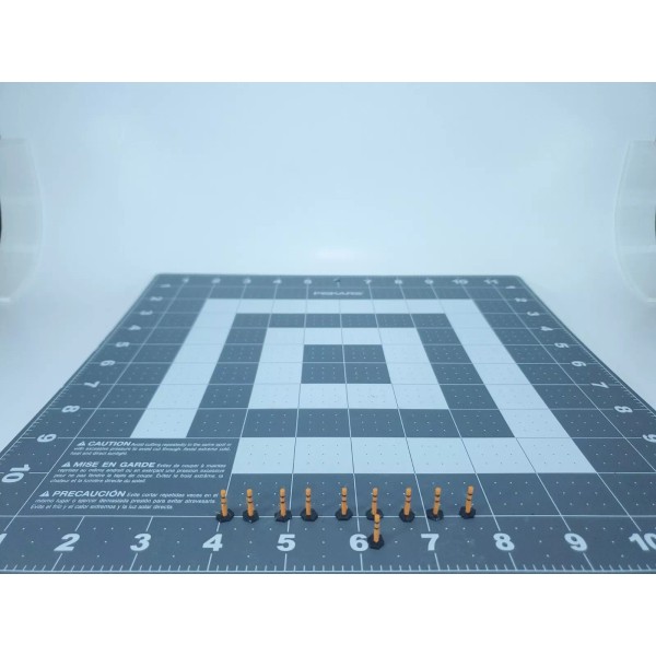 HO Scale 3D Printed Traffic Pylons for Roads - Orange