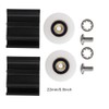 Fdit 22 mm Greenhouse Door Wheels Halls Door Wheel Replacement