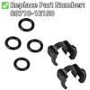 2PCS A/C Condenser Hard Line Lock Clamp Clip 88718-1E150 Fit