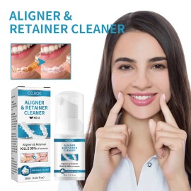 EELHOE White Denture Cleaner Oral Care Fresh Breath Dental UsageSize: 30ml