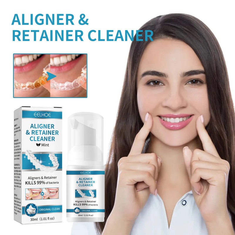 EELHOE White Denture Cleaner Oral Care Fresh Breath Dental UsageSize: