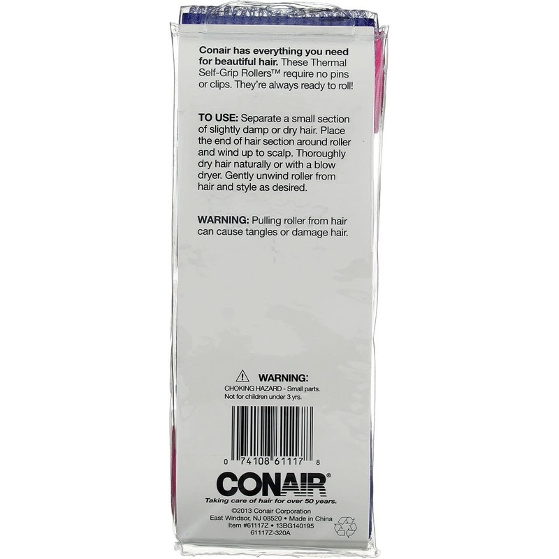 Conair Thermal Self Grip Size, 4 Ounce