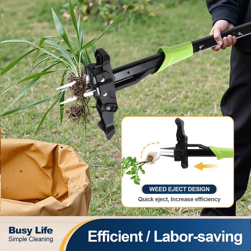 Yocada Stand Up Weed Puller Tool Heavy Duty 4 Manganese