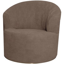 STARINGIRL Club Barrel Chair Slipcover Round Tub Sofa Chair Slipcover Modern Accent Armchair Slipcover for Room Furniture Protector