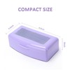 Nail Tool Sterilizer Box, ANGNAY Plastic Sterilization Tray for Nail