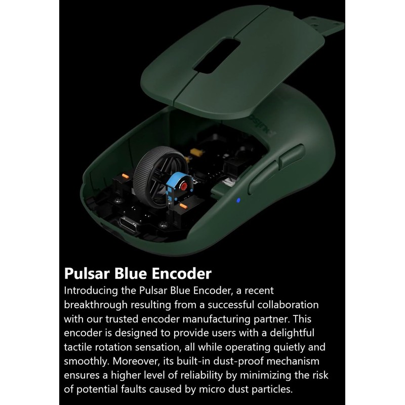 Pulsar Gaming Gears X2H mini Wireless Gaming Mouse, Founder's Edition,