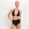 Modibodi Swimwear Hi Waist Bikini Brief - Light, Black /