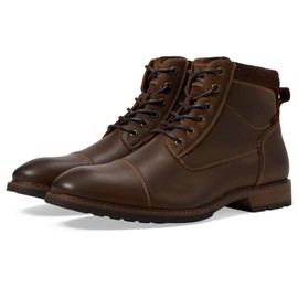 Florsheim Lodge Cap Toe Lace Up Boot Men's Boot, 8.5 D(M) US, Brown